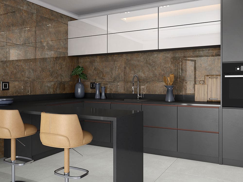 Corten Polido - Cozinha Moderna