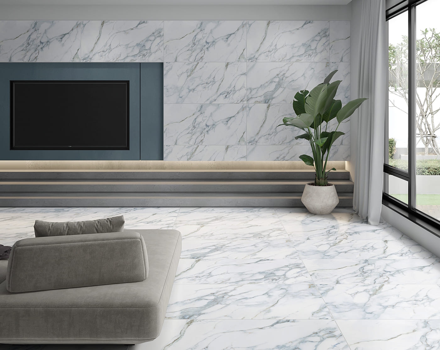 Gran Calacata Blue - Revestimento Parede